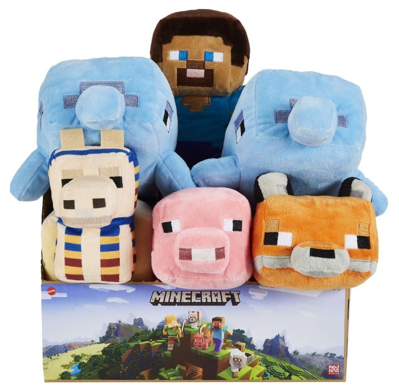 MINECRAFT PELUCHE PERSONAGGI ASSORTITI HBN39 MATTEL