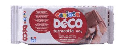 Pasta per modellare Carioca Deco' terracotta 500 gr 30996/21